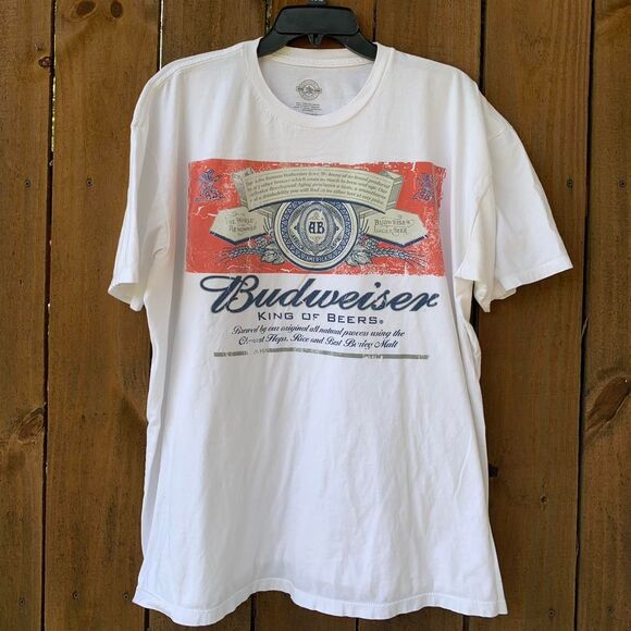 Budweiser King of  beer t shirt Size 2XL perfect for summer - Picture 1 of 6